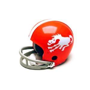 com Denver Broncos (1962 65) Miniature Replica NFL Throwback Helmet w 