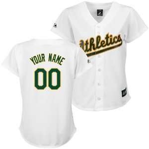 Oakland Athletics Womens Replica Home Personalized Jersey  