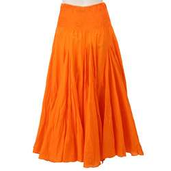 Grace Elements Womens Solid Maxi Broomstick Skirt  