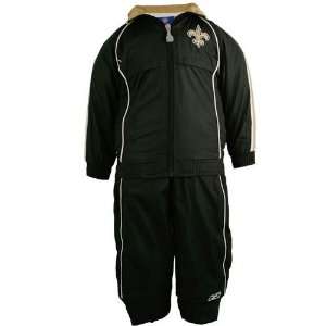 Reebok New Orleans Saints Black Infant 2 Piece Warmup Suit  