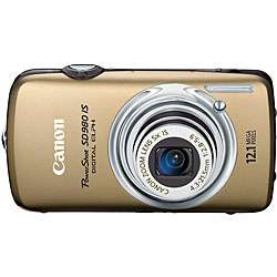 Canon PowerShot SD980IS 12MP Gold Digital Camera  