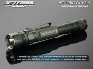 JETBeam JET I Pro EX V3.0 Cree XR E R2 225 Lumens LED 2xAA Flashlight 