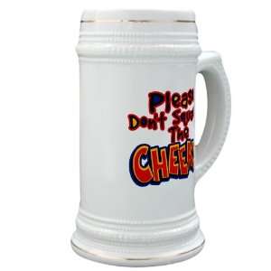  Stein (Glass Drink Mug Cup) Please Dont Squeeze The 