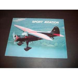 Sport Aviation Magazine November 1982 Vol. 31 No. 11 Sport Aviation 