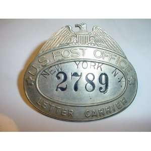   Post Office Postal Badge New York , NY #2789 