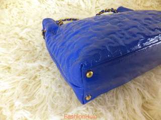 Authentic CHANEL Blue Puzzle Tote Shopper Handbag Bag  