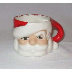 Sleepy Santa Head Ceramic Christmas Mug 