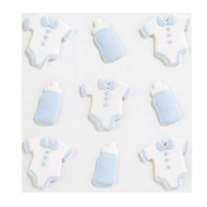 Jolees Boutique Confections Baby Boy Icing Icons Dimensional Stickers