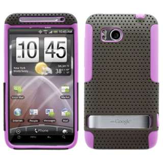 HTC Thunderbolt 6400 2 in 1 Hybrid case Black/Purple  