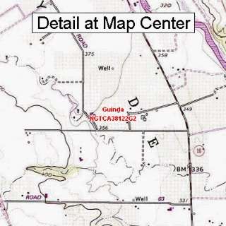  USGS Topographic Quadrangle Map   Guinda, California 