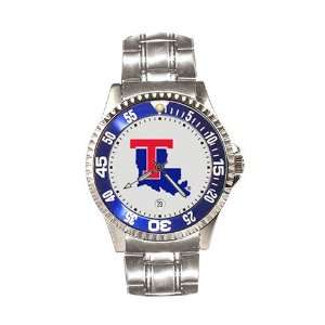  Louisiana Tech Bulldogs Mens Competitor Watch w/Stainless 