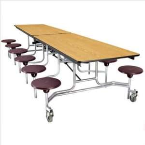   Public Seating MTSXPW Mobile Cafeteria Stool Table