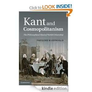 Kant and Cosmopolitanism Pauline Kleingeld  Kindle Store