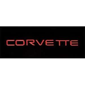 1991 96 Corvette Rear Red Hologram Letters Automotive