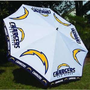  SAN DIEGO CHARGERS 10 FOOT WIDE PATIO UMBRELLA