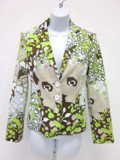 MOSCHINO JEANS Multi Colored Floral Blazer Jacket Sz 6  