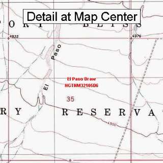   Map   El Paso Draw, New Mexico (Folded/Waterproof)