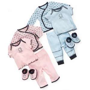  Guess? Baby Boy or Baby Girl 4 Piece Set Light Pink 6 9 