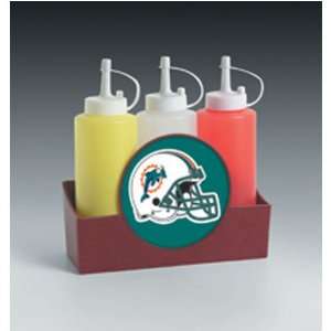  Miami Dolphins NFL Condiment Caddy