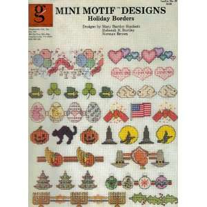 Mini Motif Designs  Holiday Borders (Graphworks Ltd. Leaflet, 27 