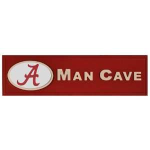   Alabama Crimson Tide Bama Man Cave Wooden Bar Sign