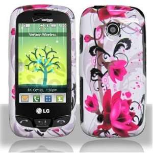  iNcido Brand LG Cosmos Touch VN270 Cell Phone Red Flower 