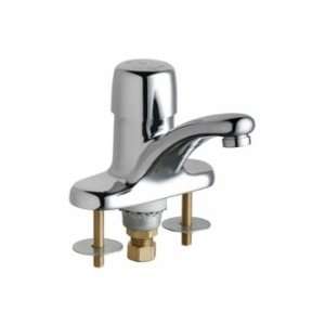  Chicago Faucets Single Handle Centerset Metering Faucet 