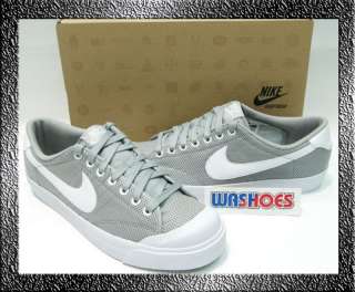 Product Name Nike All Court Low Leather Matte Silver White US 8~12 