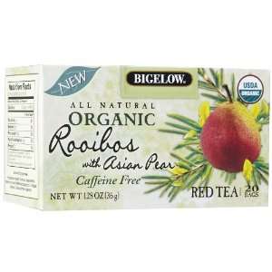 Bigelow Organic Rooibos w/ Asian Pear Tea Bags, 20 ct  