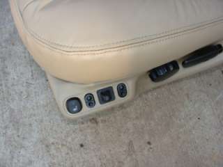 99 10 Ford F250 F350 Superduty Tan leather heated crew cab seats Front 