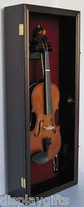 Violin Bow Music Display Case Cabinet Wall Rack Hanger  