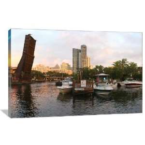  Fort Lauderdale Panoramic   Gallery Wrapped Canvas 