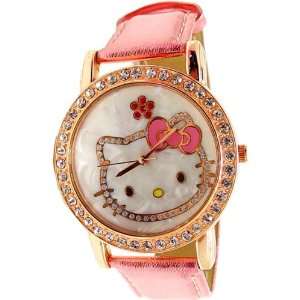    Sanrio Hello Kitty Crystal WristWatch Wrist Watch 