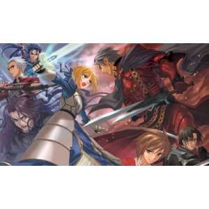 Anime Girl in Sword Battle Custom Playmat / Game Mat / Mat 