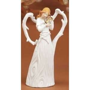  Pack of 4 Winters Beauty White Angel Christmas Figures 