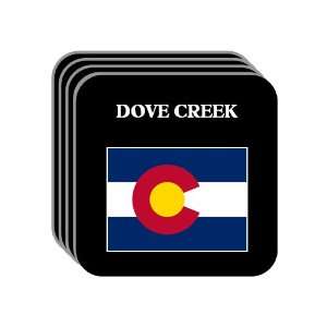  US State Flag   DOVE CREEK, Colorado (CO) Set of 4 Mini 