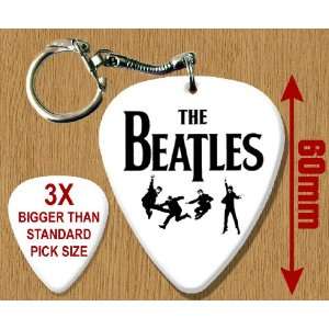  Beatles BIG Guitar Pick Keyring Musical Instruments