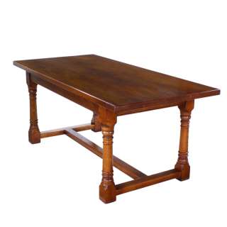 English Country Farmhouse Ash Refectory Dining Table  