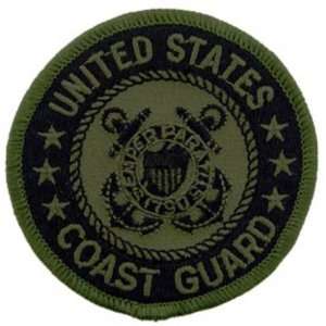  U.S. Coast Guard Logo Patch Green 3 Patio, Lawn & Garden