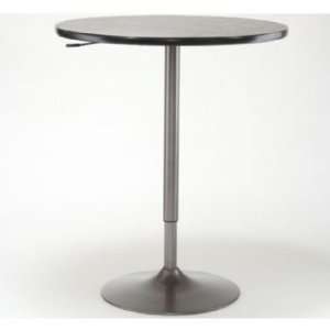 Aspen Adjustable Oyster Grey Bar Table with Top & Base  