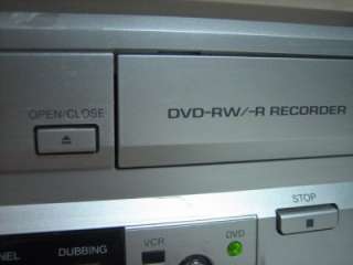O20) Sharp DV RW550U VHS VCR DVD Recorder Combo  