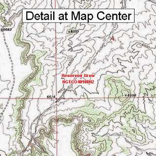   Map   Reservoir Draw, Colorado (Folded/Waterproof)
