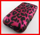 pink leopard phone cover hard case lg optimus s u v $ 4 95 28 % off $ 