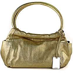 Furla Renny Star Gold Leather Hobo Bag  