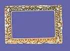 Dollhouse Miniature 10 x golden wall Picture Frame #2