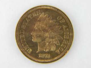 1873 1c Indian Head Small Cent CH/GEM Proof Closed 3 /C 860  