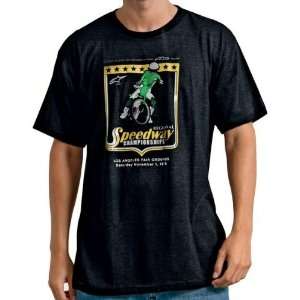  Alpinestars Speedway T Shirt , Color Black, Size Md 