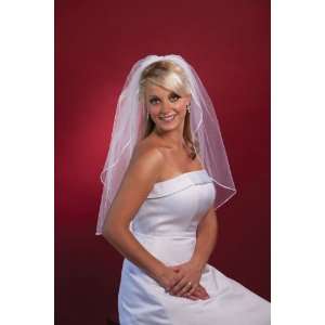  Ribbon Edged Bridal Veil 1 301 1R Beauty