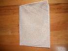 BLANK LATCH HOOK RUG NEEDLEPOINT CANVAS 24X36