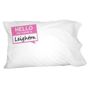  Leighton Hello My Name Is Novelty Bedding Pillowcase 